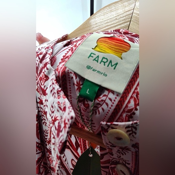 Off-White Tropical Cameo Organic Cotton Romper - Picture 6 of 6